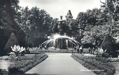 Postcards Austria Graz fountain