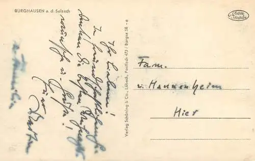 Postcards Germany burghausen salzach