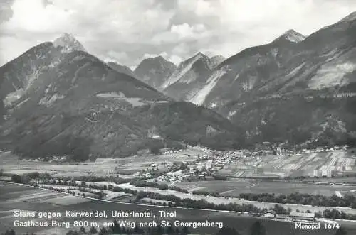Postcards Austria Tirol Stans gegen Karwendel Unterinntal
