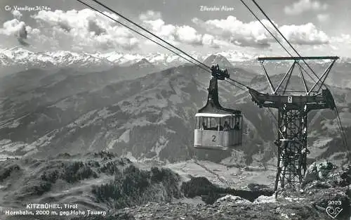 Postcards Austria Tirol Kitzbuhel teleferique