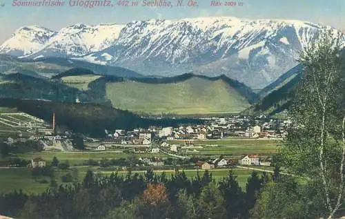 Postcards Austria Sommerfrische Gloggnitz