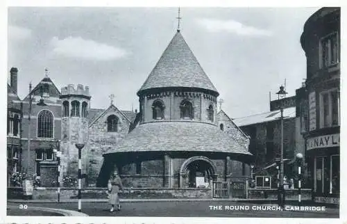 Postcards Uk England Cambridge the round church 1961