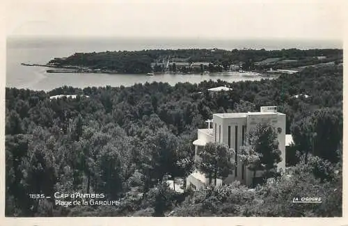 Postcards France Cap d'Antibes plage de la Garoupe 1952