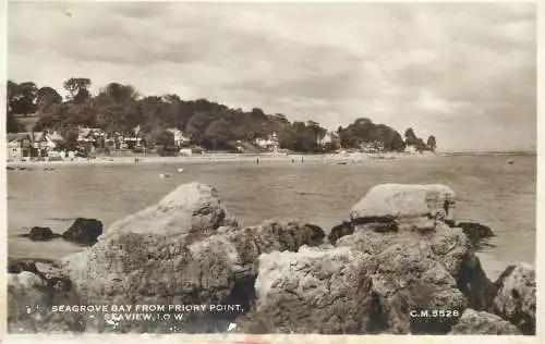 Postcards Uk England Seagrove bay from priory point