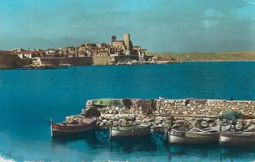 Postcards France Antibes cote d'Azur 1959