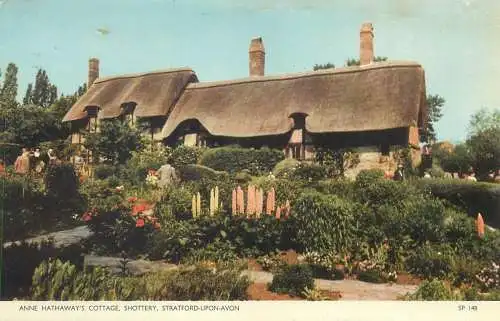 Postcards UK England Anne Hathaway's cottage Shottery Stratford-upon-Avon