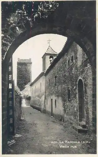 Postcards France La Napoule vieille rue
