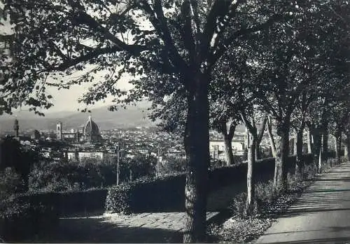 Postcards Italy > Toscana > Firenze (Florence) panorama 1963