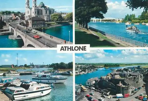 Postcard United Kingdom Northern Ireland Athlone Westmeath 1998
