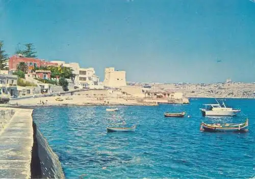 Postcard Malta St pauls bay