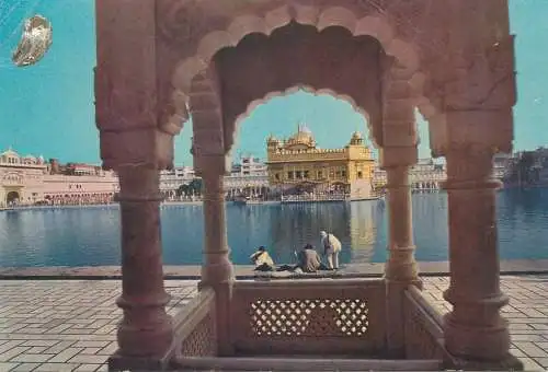 Postcard India Golden temple Amritsar