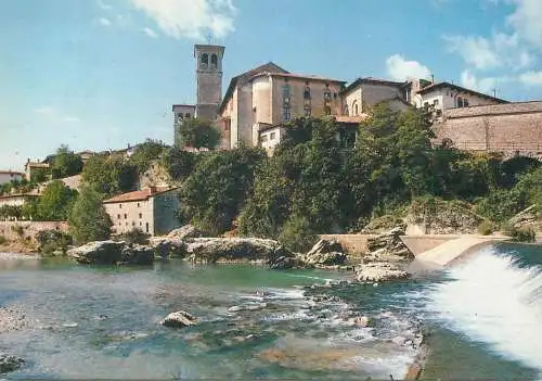 Postcard Italy Cividale del Friuli Borough Brossana and Natisone river