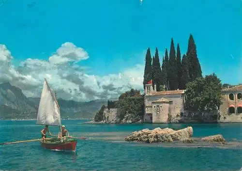 Postcard Italy Punta San Vigilio 1969