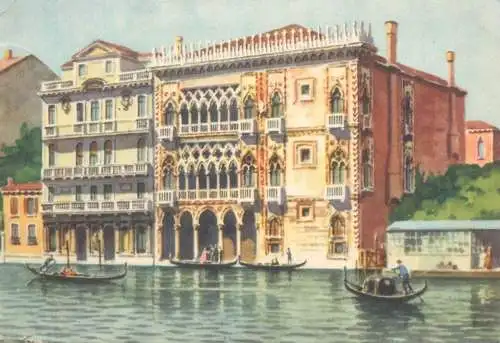 Postcard Italy > Veneto > Venezia (Venice) Ca d'Oro 1952