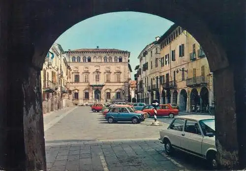 Postcard Italy Biella Piazza Cisterna
