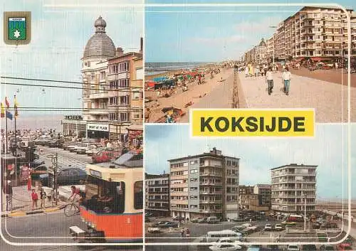 Postcard Belgium Koksijde multi view