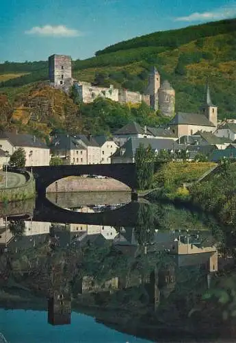 Postcard Belgium Esch sur Sure village
