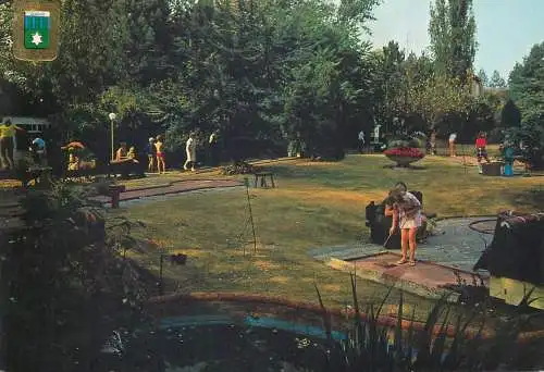 Postcard Belgium Koksijde golfminiature du Petit Bois