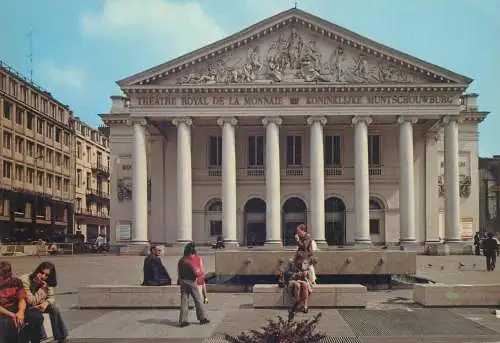 Postcard Belgium Bruxelles la theatre