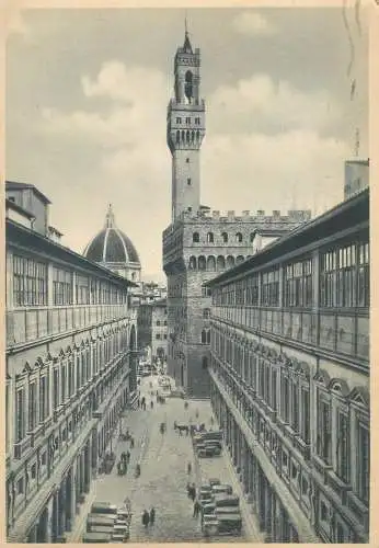 Postcard Italy > Toscana > Firenze (Florence) cathedral and tower view 1947