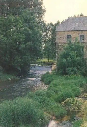 Postcard France Morbihan Serent le pont de Bovrel 1990