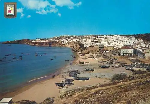 Postcard Portugal Albufeira Beach of the Boats