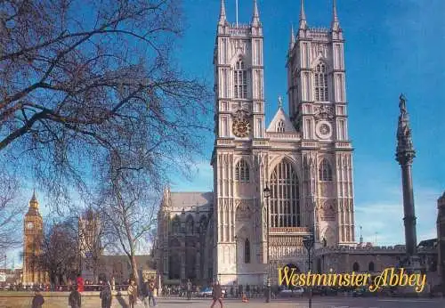 Postcard England London Westminster Abbey