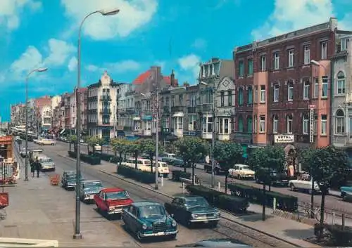 Postcard Belgium Knokke Zoute Lippens Allee