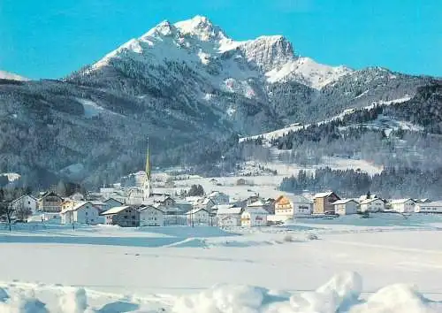 Postcard Austria Tirol Mutters mit Nockspitze wintersportplatz