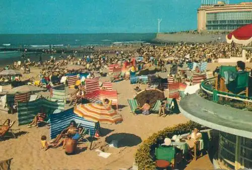 Postcard Belgium oostende the strand