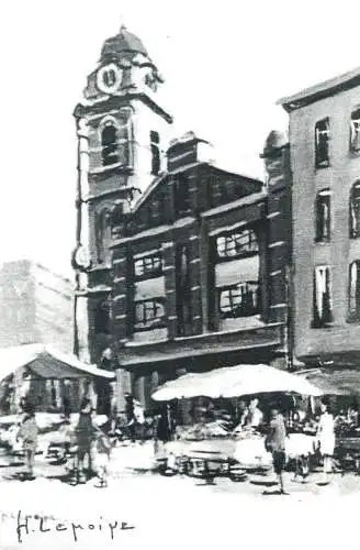 Postcard Belgium Bruxelles vu par Henri Lemoine