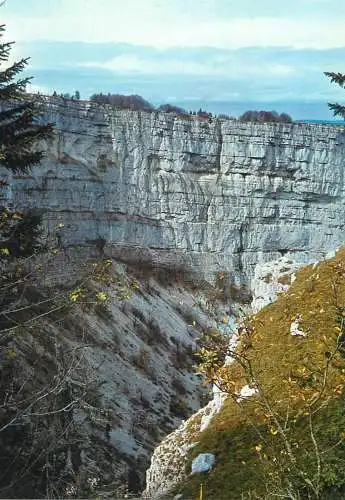 Postcard Switzerland Le Creux-du-Van natural reserve