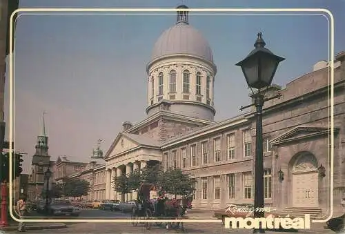 Postcard Canada Quait Saint-Paul Street