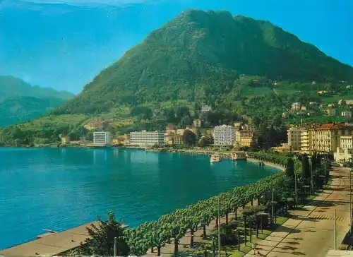 Postcard Switzerland Lugano Monte San Salvatore