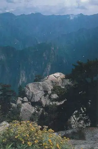 Postcard China Xi'an Huashan Mountain