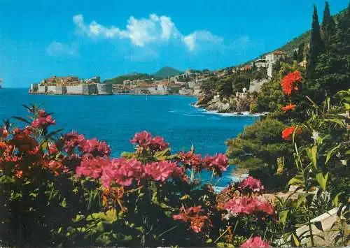 Postcard Croatia Dubrovnik panorama