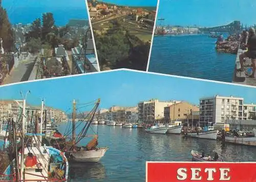 Postcard France Hérault > Sete (Cette) multi view 1985