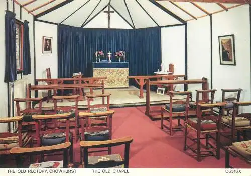 Postcard England Crowhurst the old chapel