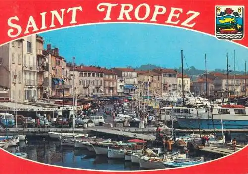 Postcard France France Haut Var Saint-Tropez 1984 harbour