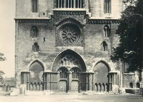 Postcard Germany Der Halberstadter Dom Westfassade