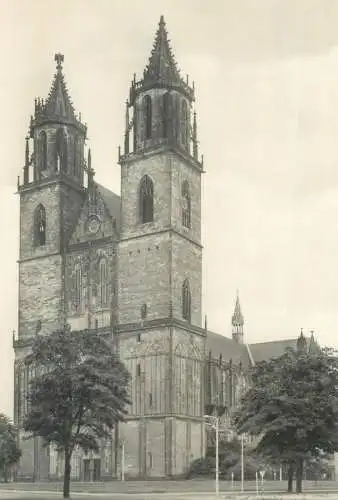 Postcard Germany Der Magdeburger Dom