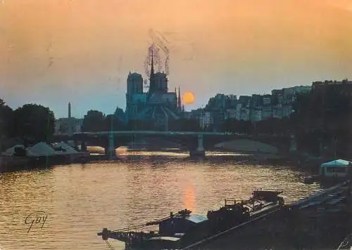 Postcard France Paris Notre Dame 1979