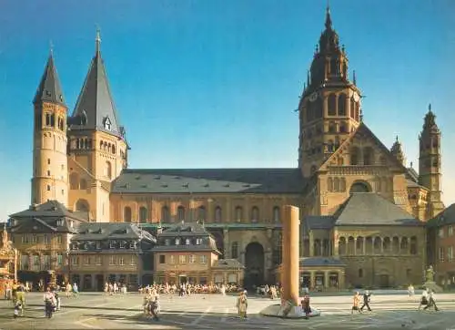 Postcard Germany Landeshaupt universitatsstadt Mainz am Rhein