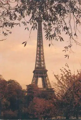 Postcard France Paris la tour Eiffel 1996