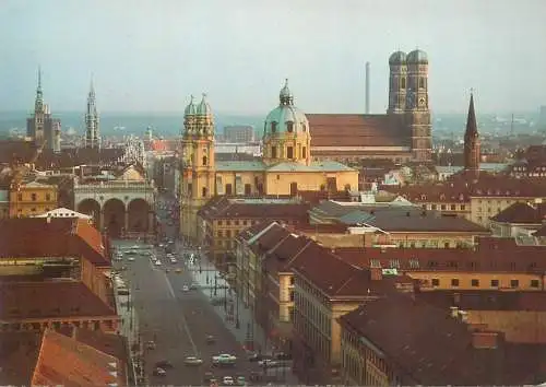 Postcard Germany Munchen view