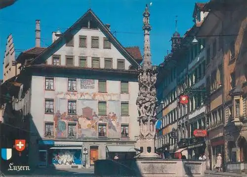Postcard Switzerland Luzern 1986
