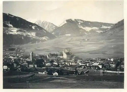 Photo ca. 9 x 12 cm social history aerial view of village