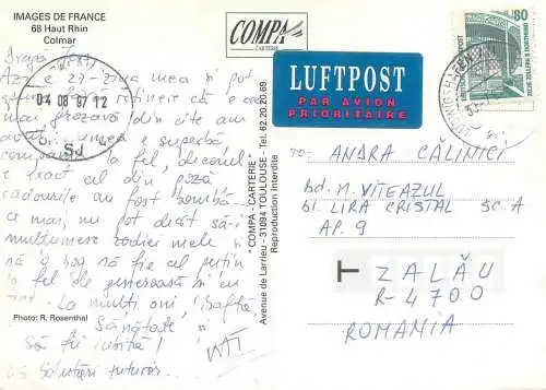 Postcard France Colmar multi view