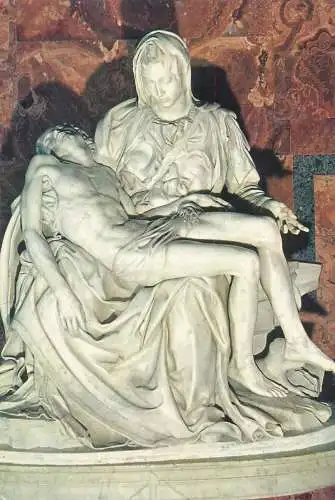 Postcard Vatican City St Peter's Church La Pieta by Michelangelo