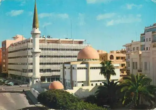 Postcard Libya Tripoli Mosque of Sidi Ben Imam
